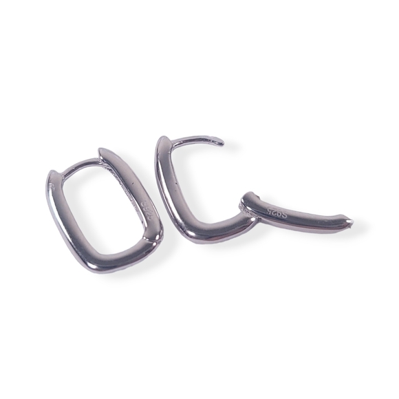 Vintage Style Commute Square Plating Sterling Silver 18k Gold Plated Earrings - Picture 5 of 5